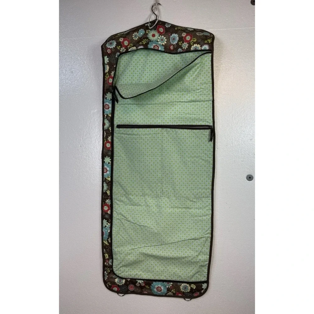 Thirty One Travel Garment Bag Multi Colored Floral Fanfare Retired Luggage